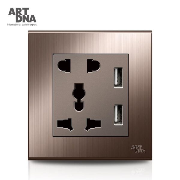 Switch Socket Model V23- Copper