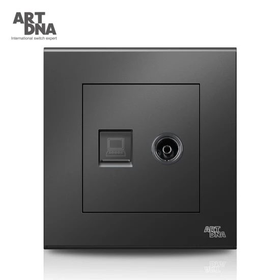 ART DNA Switch Socket Model V23 sand Grey AL Heram Lighting